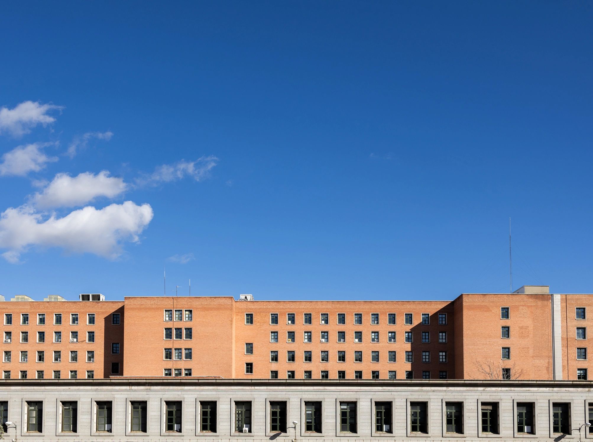 Commercial office building exterior