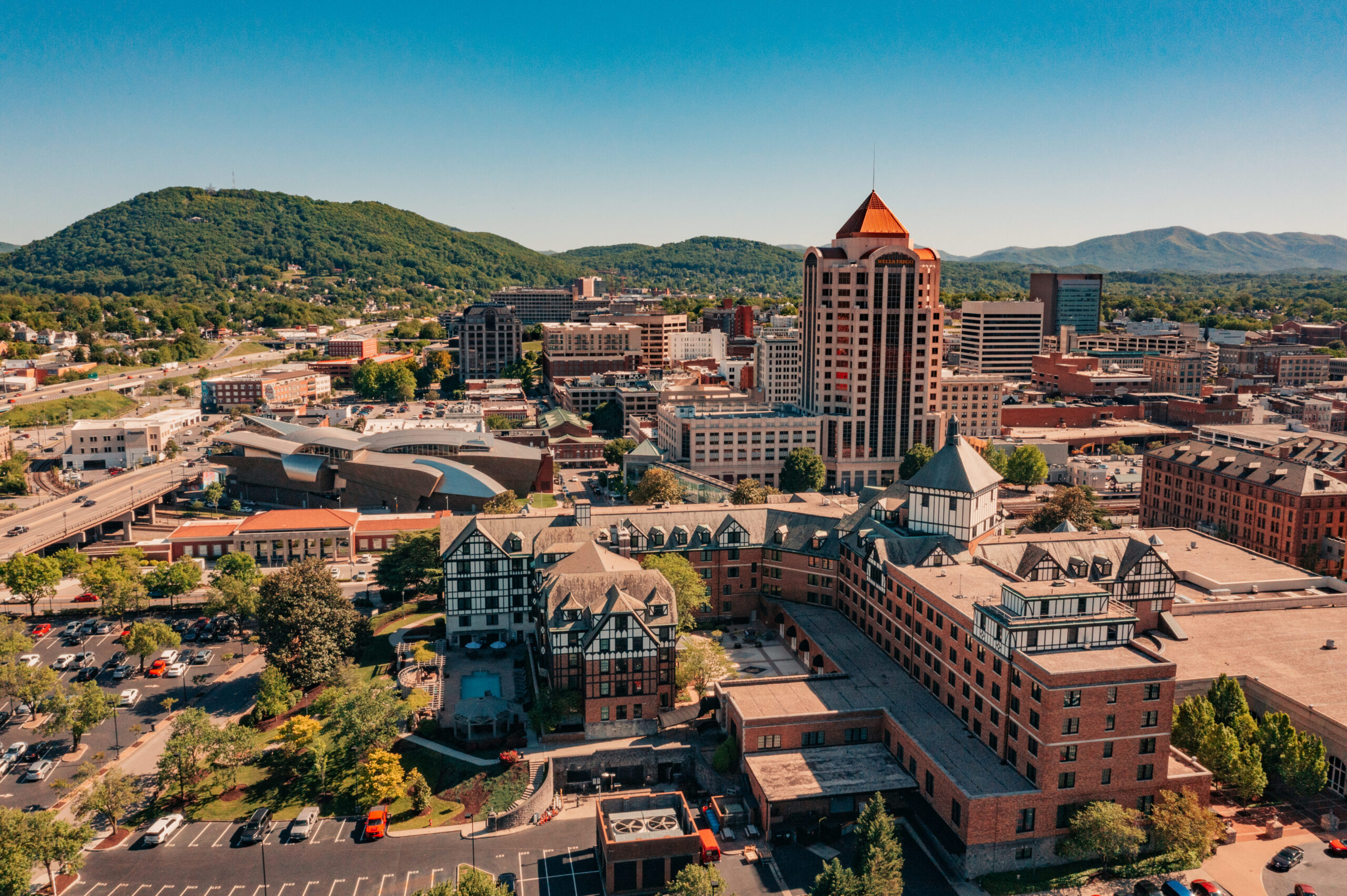 Downtown Roanoke skyline
